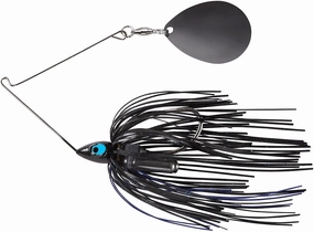 War Eagle Painted Head Night Time Single Colorado Spinnerbait - 1/2 oz