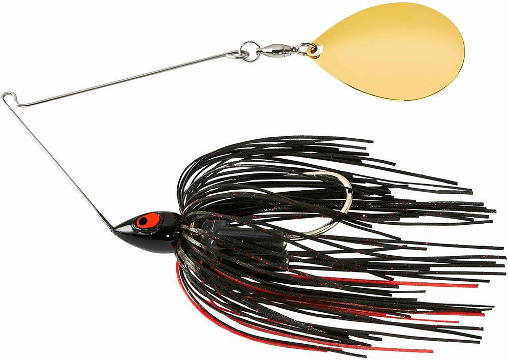 War Eagle Painted Head Night Time Single Colorado Spinnerbait - 1/2 oz