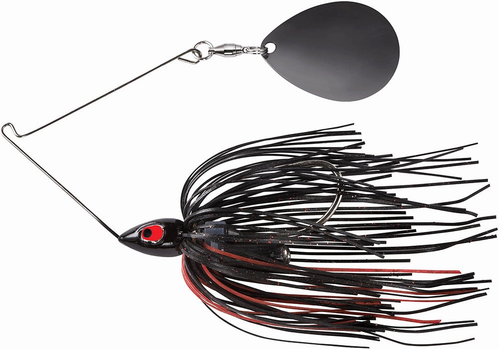 War Eagle Painted Head Night Time Single Colorado Spinnerbait - 1/2 oz