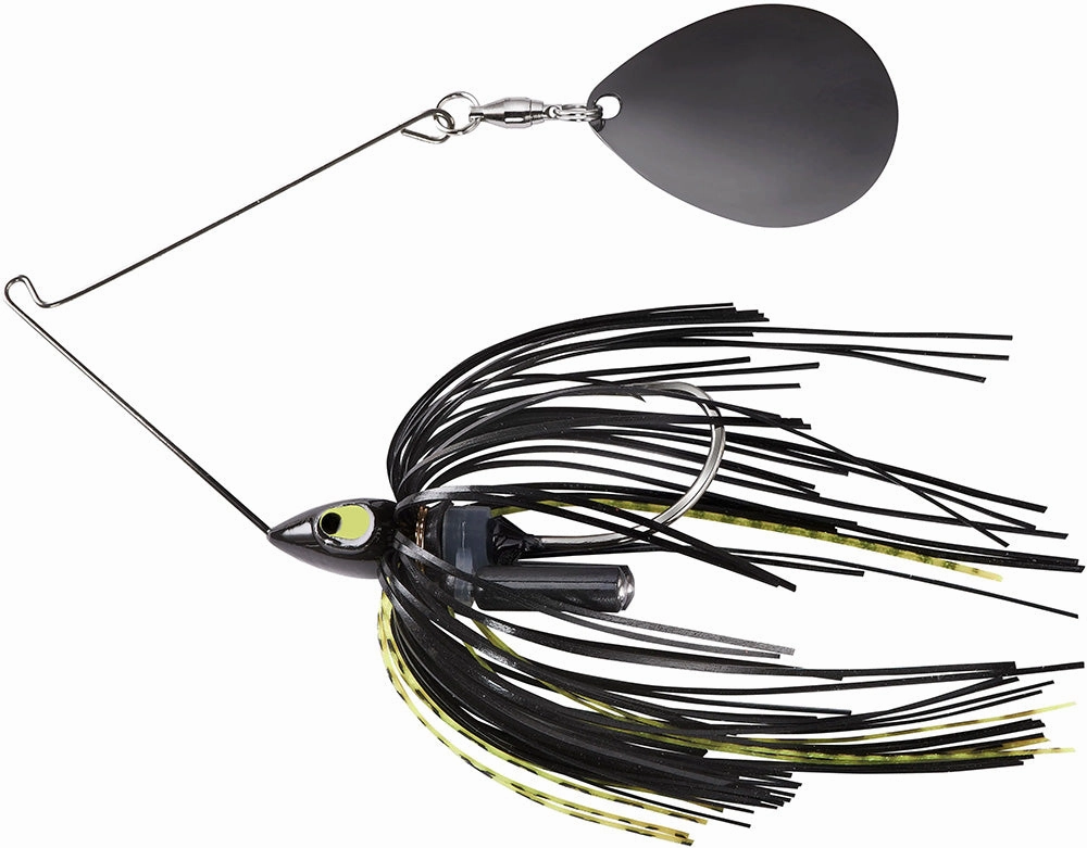 War Eagle Painted Head Night Time Single Colorado Spinnerbait - 1/2 oz