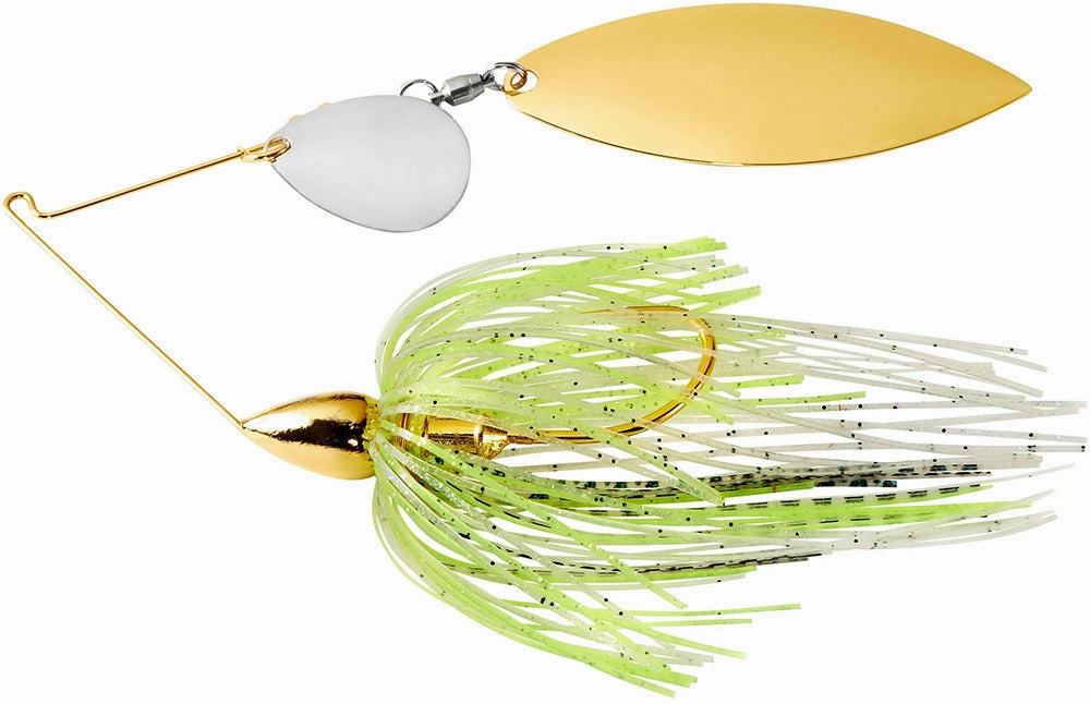 War Eagle Tandem Colorado Willow Gold Frame Spinnerbait - 3/8 oz