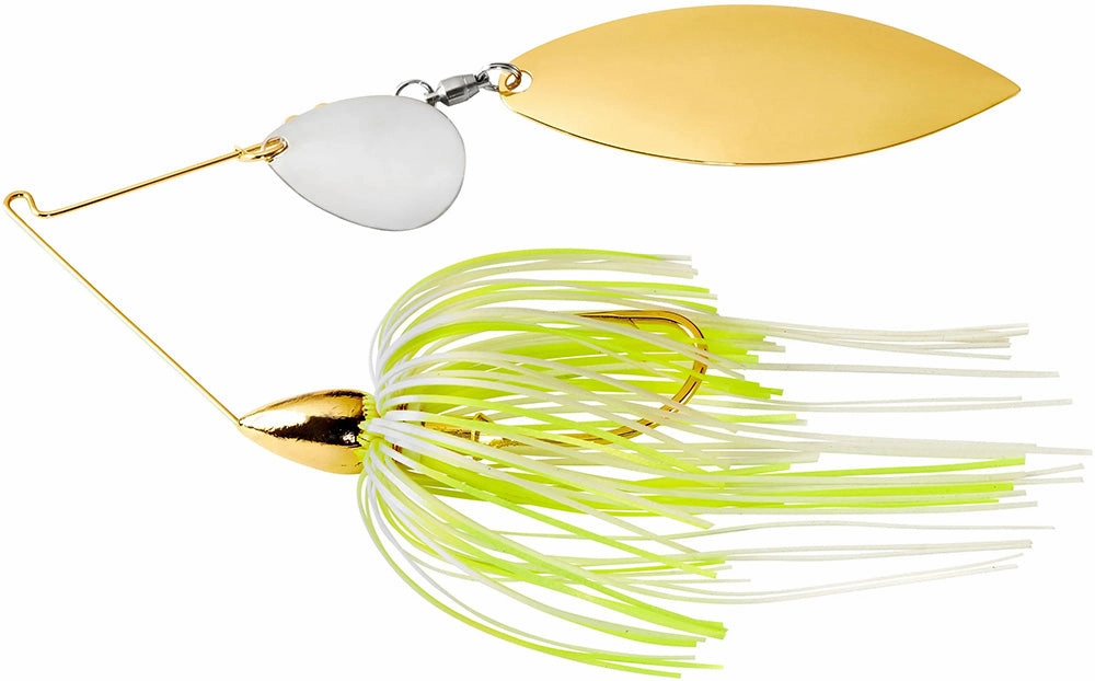 War Eagle Tandem Colorado Willow Gold Frame Spinnerbait - 3/8 oz