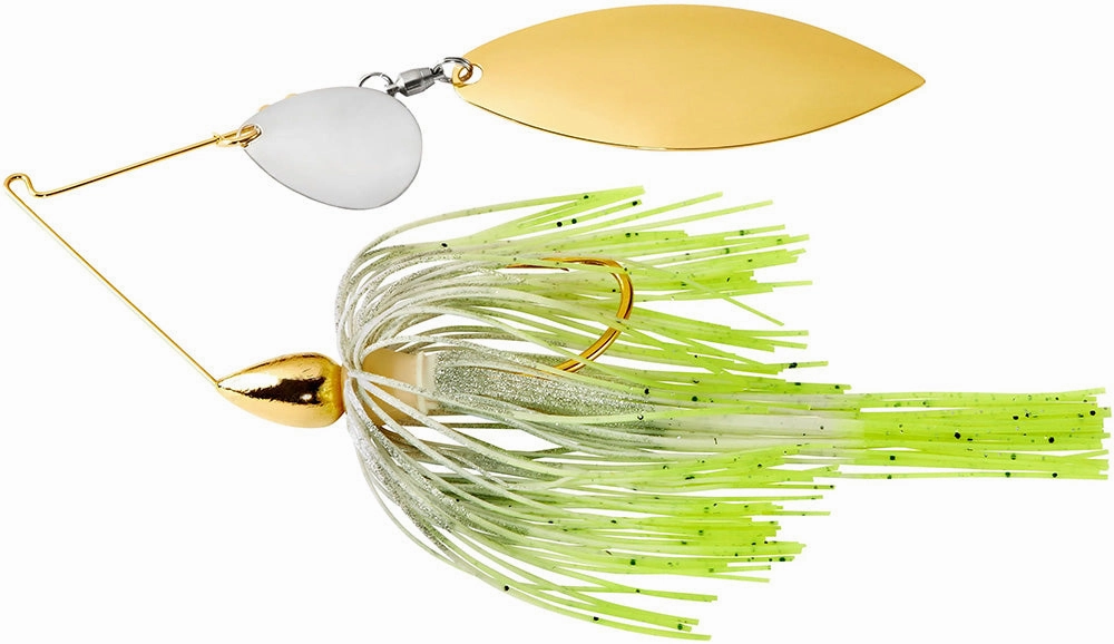 War Eagle Tandem Colorado Willow Gold Frame Spinnerbait - 3/8 oz