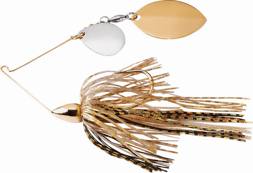 War Eagle Tandem Indiana Colorado Finesse Gold Frame Spinnerbait - 5/16 oz