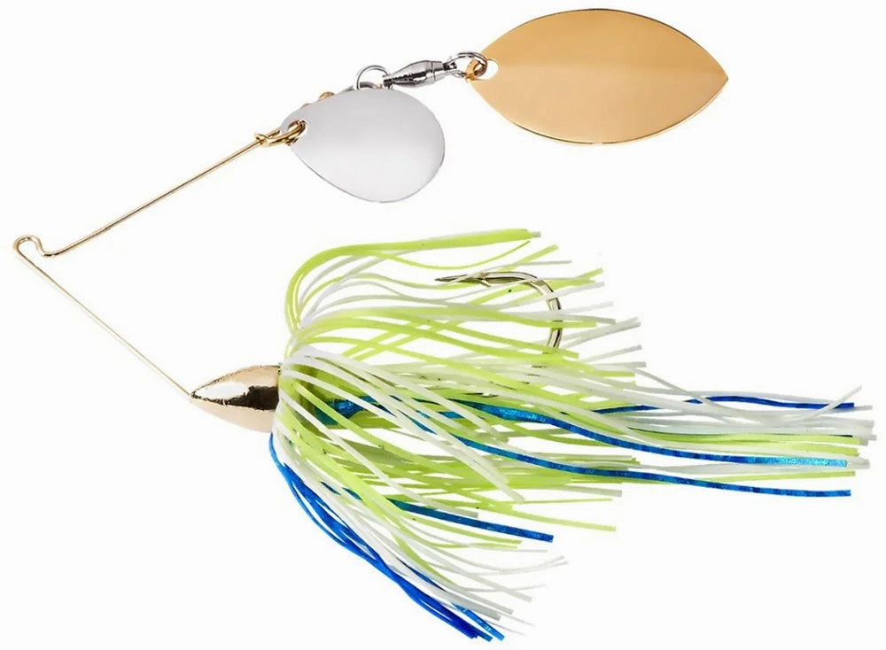 War Eagle Tandem Indiana Colorado Finesse Gold Frame Spinnerbait - 5/16 oz