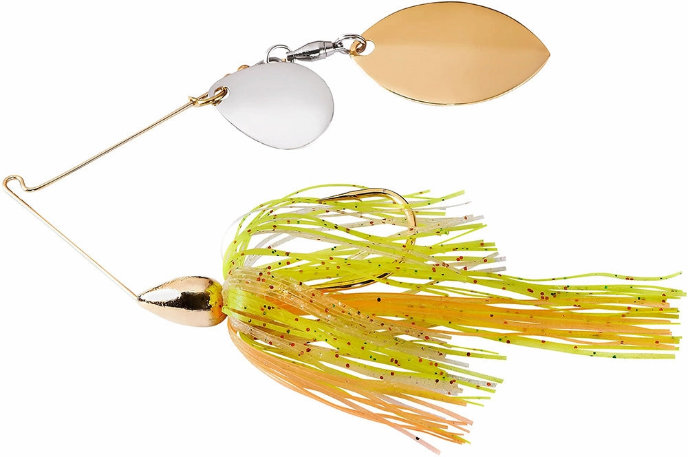 War Eagle Tandem Indiana Colorado Finesse Gold Frame Spinnerbait - 5/16 oz
