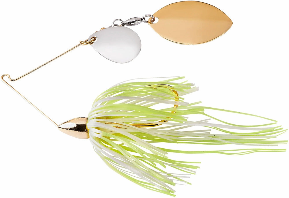 War Eagle Tandem Indiana Colorado Finesse Gold Frame Spinnerbait - 5/16 oz