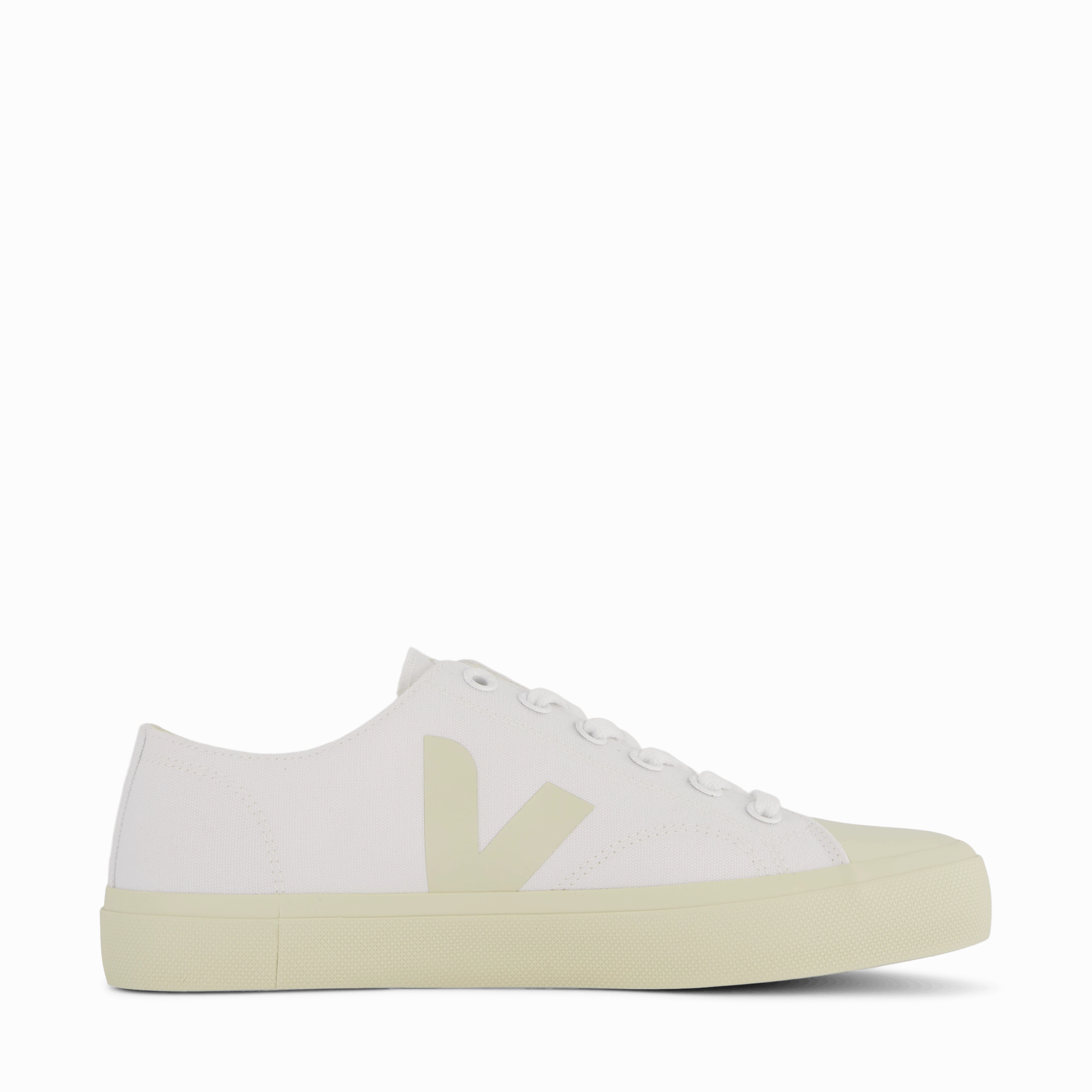 Wata Ii Low Canvas White Pierre Minimalist Moisture Wicking