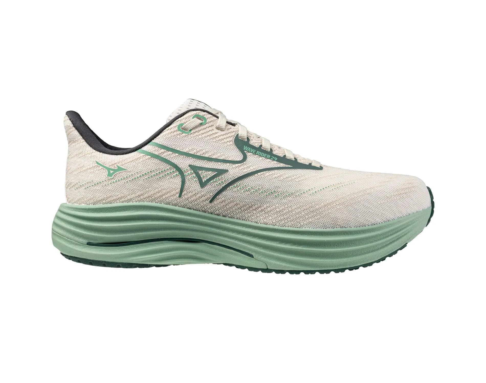 Mizuno Wave Rider 29 Mens Wide Everyday Sneakers