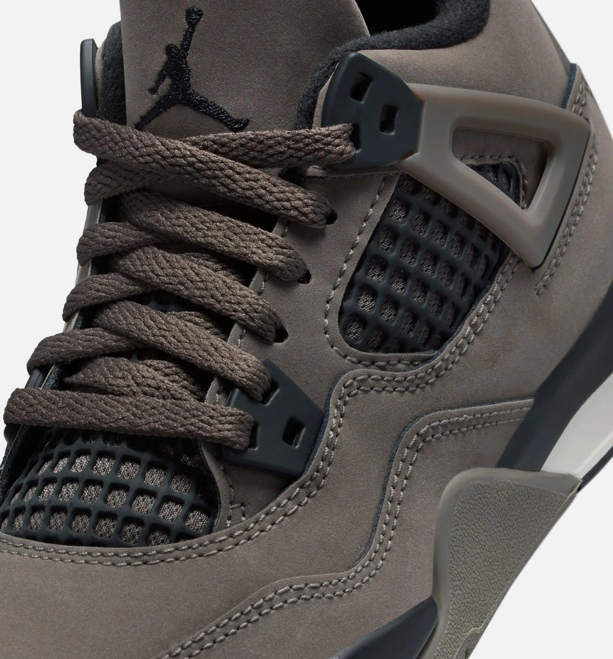 Air Jordan 4 Retro Cave Stone And Black Preschool Lifestyle Shoe - Cave Stone/Black/Moon Particle Eco Friendly Rugged Sole