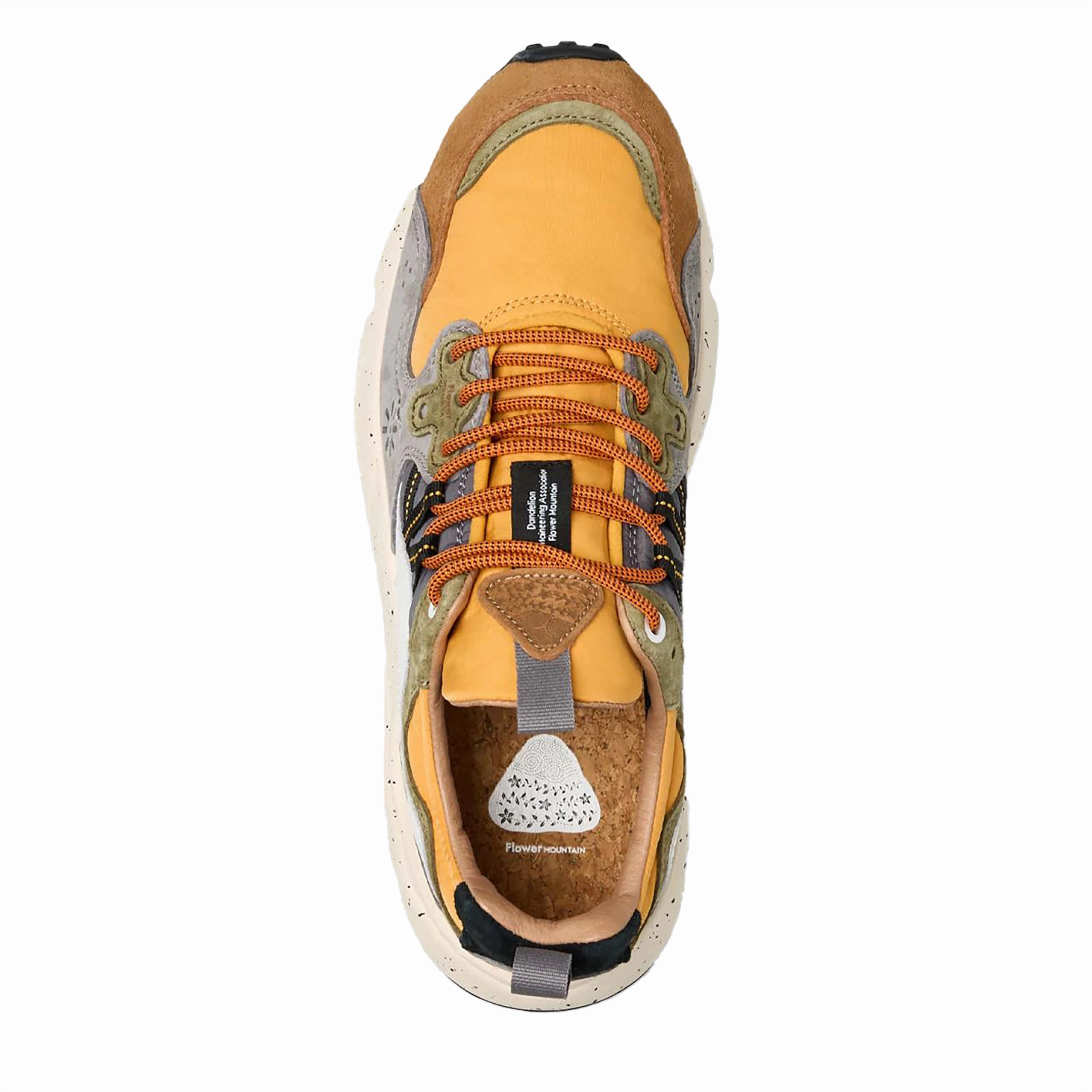 Flower Mountain Yamano 3 Trainer Warm Brown / Mustard Minimalist