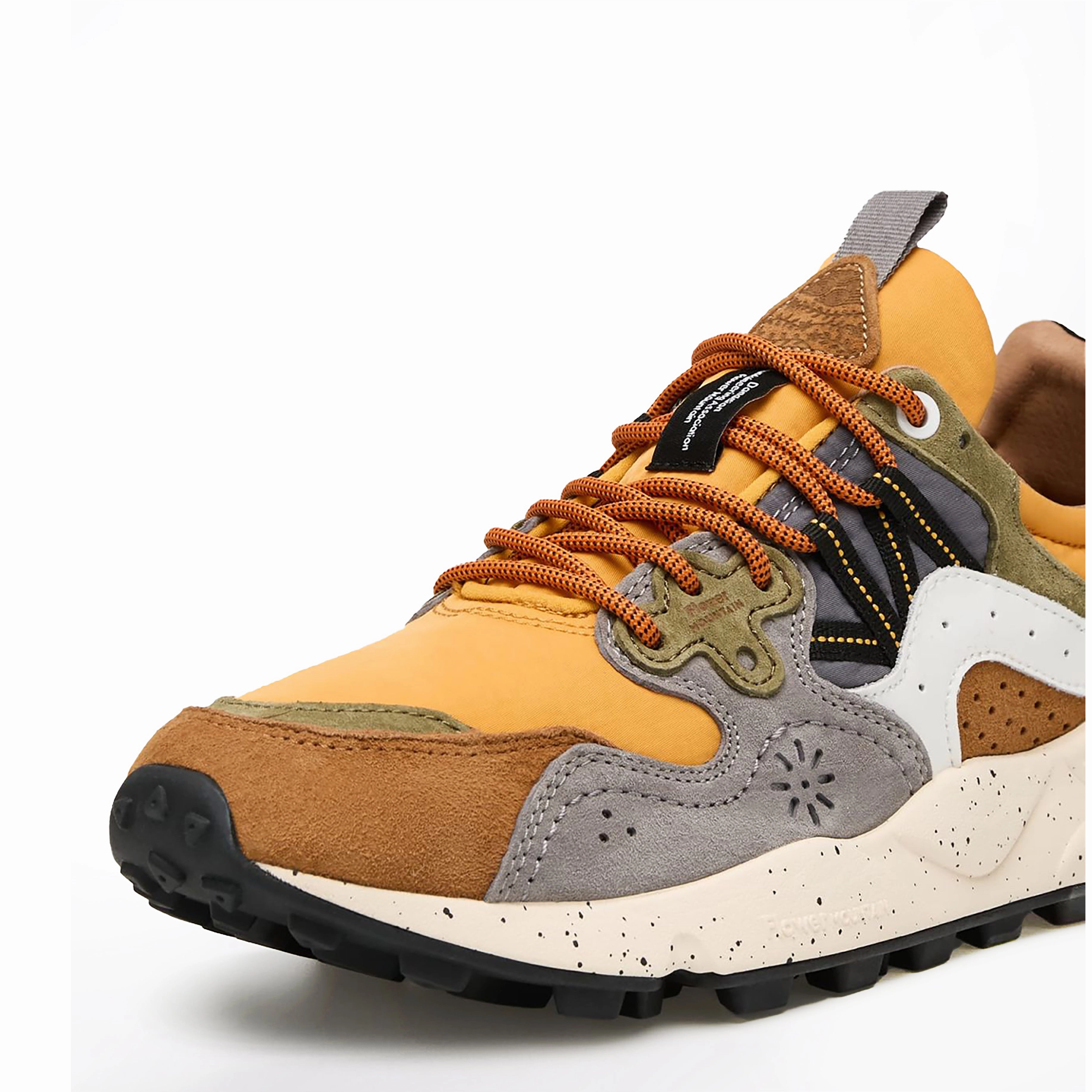 Flower Mountain Yamano 3 Trainer Warm Brown / Mustard Unisex