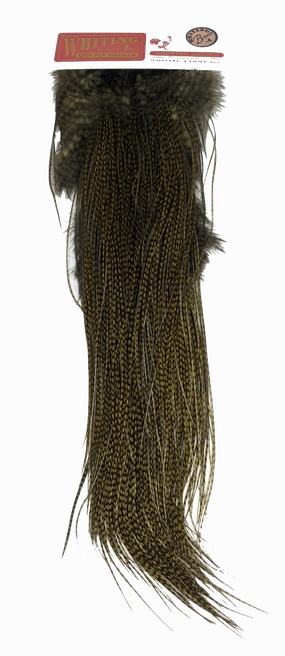 Whiting Bronze Rooster Midge Saddle
