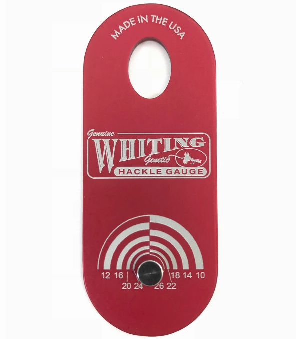 Whiting Farms Hackle Gauge