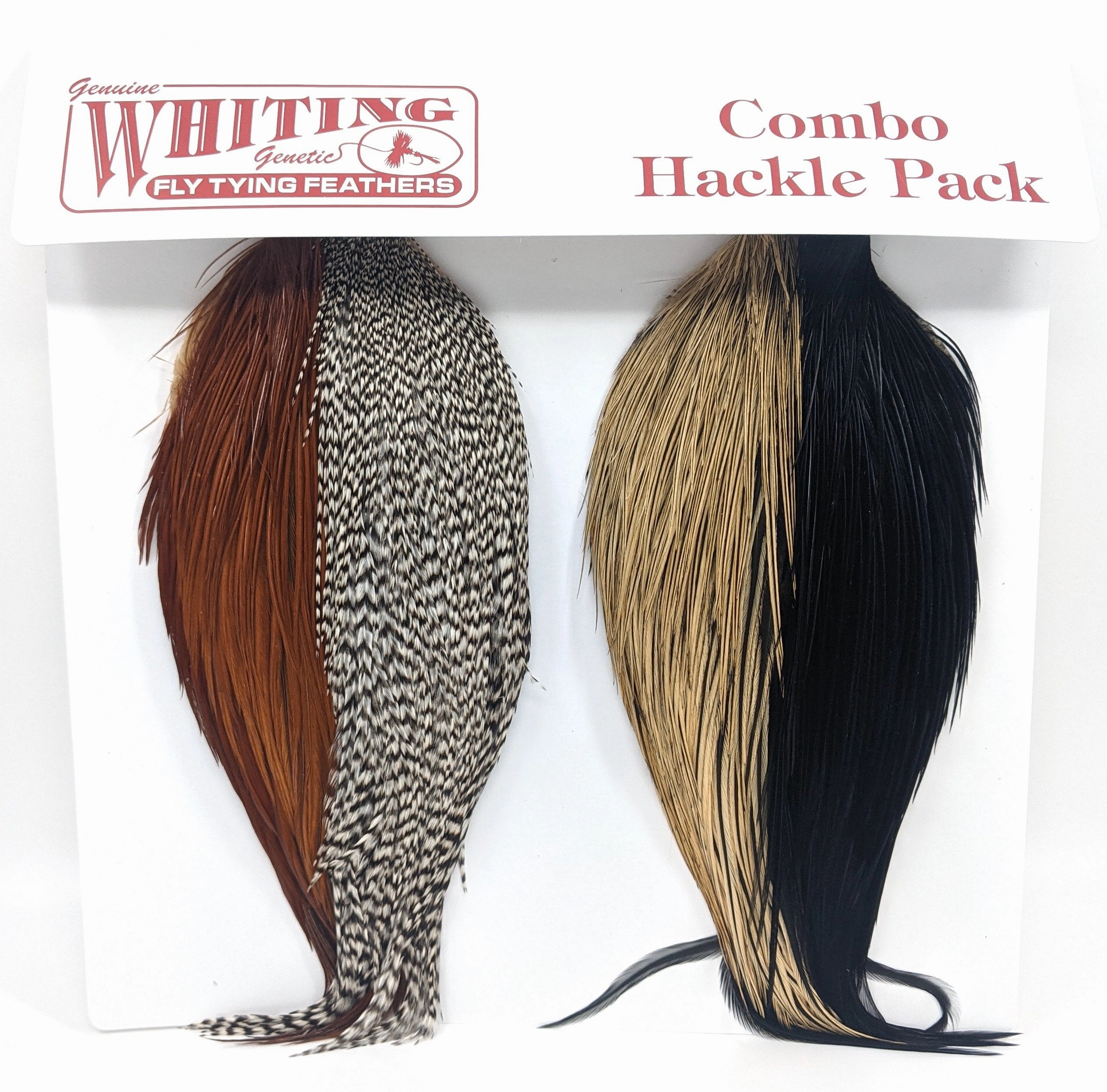 Whiting Farms Introductory Hackle Pack - Four 1/2 Capes