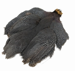 Whiting Guinea Fowl Medium Natural Gray Speckled