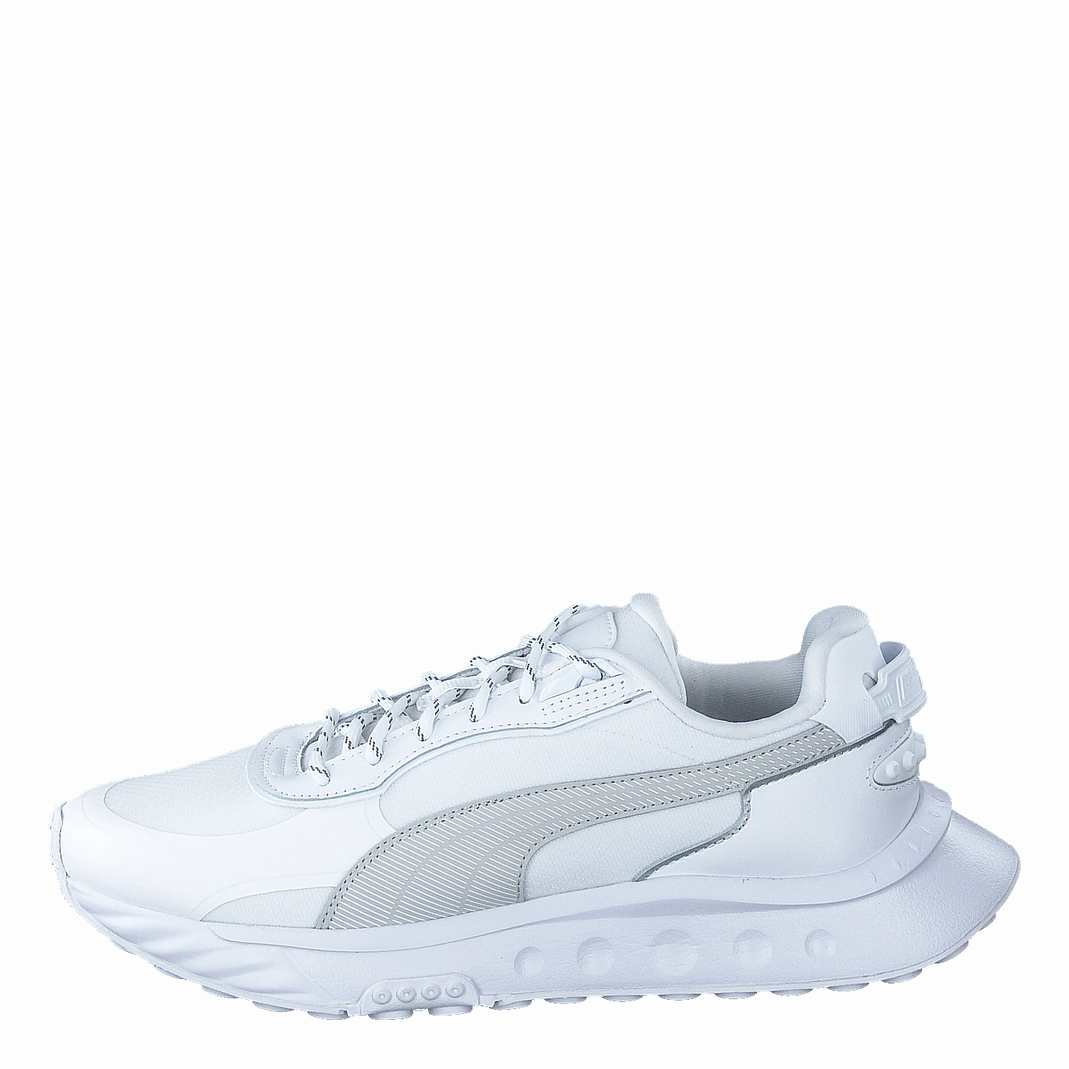 Wild Rider Grip Ls Puma White-Gray Violet Modern Classic Sporty Style
