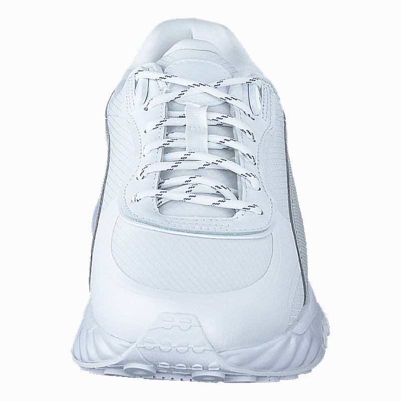 Leather Shoes Comfortable Footwear Wild Rider Grip Ls Puma White-Gray Violet