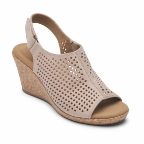Flat Feet Shoes Women'S Briah Perforated Slingback Sandal
