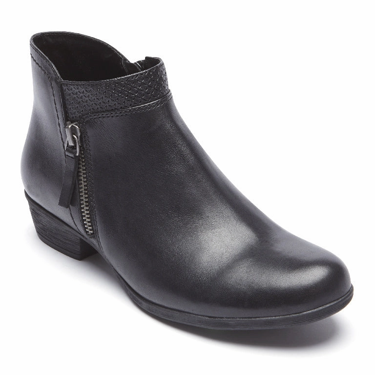 Women'S Carly Side Zip Casual Ankle Booties Everyday Footwear