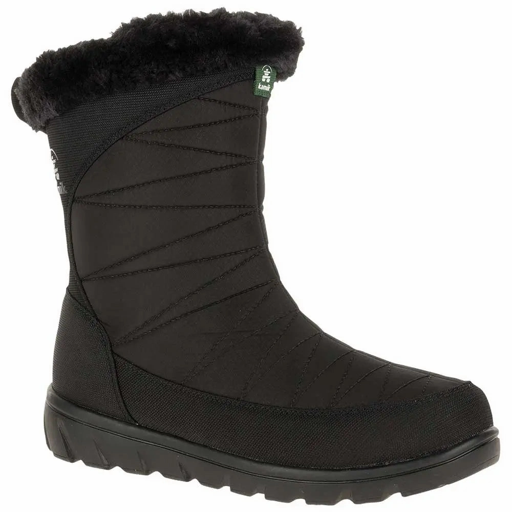 Women'S Kamik Hannah Zip ?C Waterproof & Easy-On Winter Boot Travel Shoes Everyday Footwear