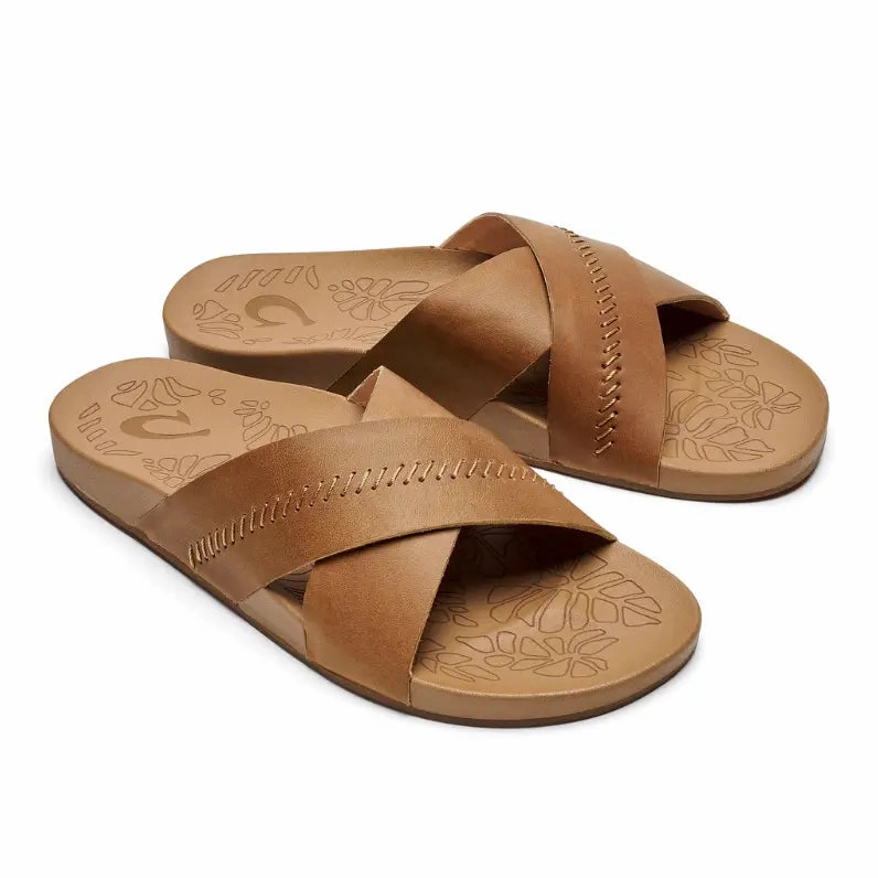 Relaxed Fit Footwear Slip Resistant Work Women??S Kipe'A 'Olu Sandal ?C Effortless Elegance For Any Occasion
