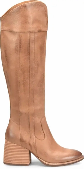 Travel Shoes Minimalist Women'S Kork-Ease Avril | Tall Leather & Suede Boots