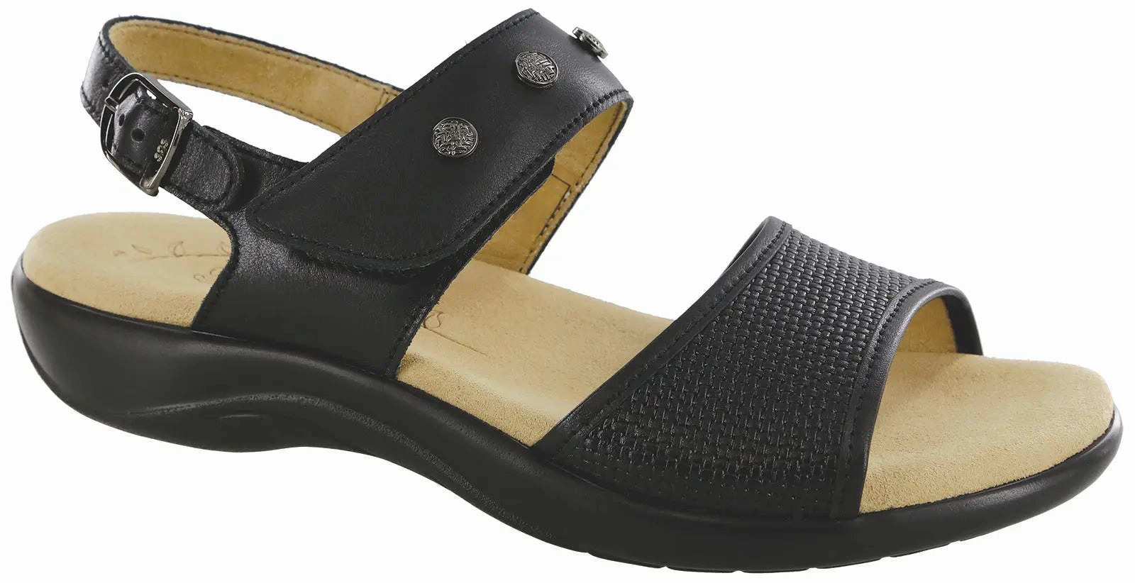 Travel Shoes Women??S Sas Lisette Woven ?C Stylish Ankle Strap Sandal With All-Day Comfort
