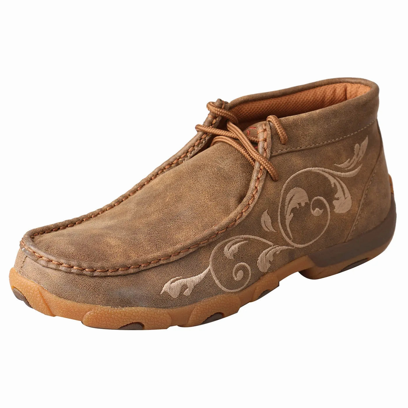 Cushioned Women??S Twisted X Chukka Driving Moc (Embroidered) ?C Classic Style & Lasting Comfort