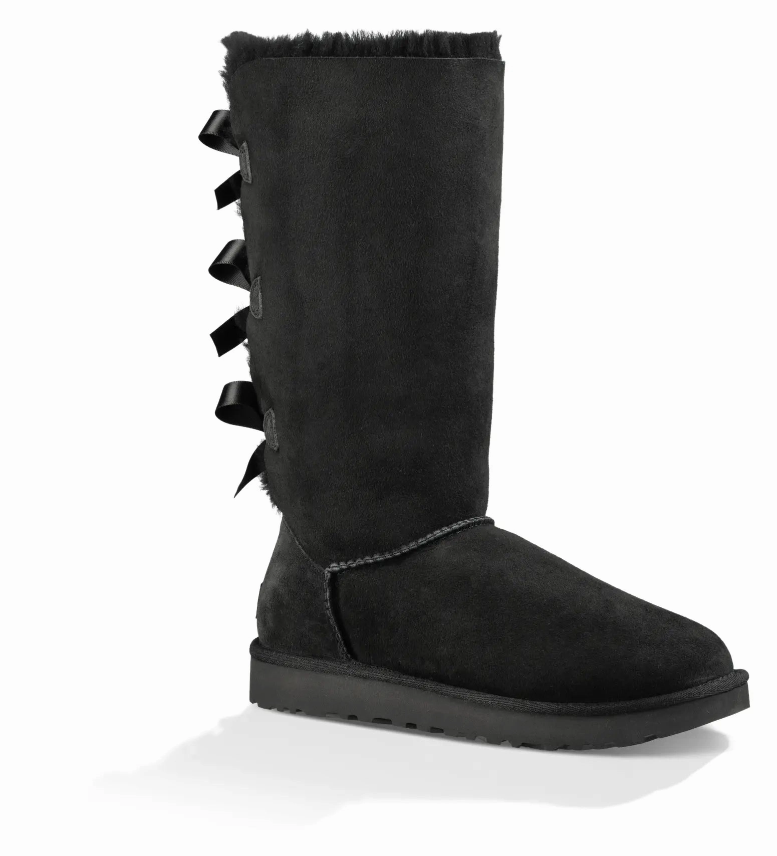 Easy On/Off Rugged Sole Women??S Ugg Bailey Bow Tall Ii ?C Cozy Sheepskin Boot With Feminine Bows