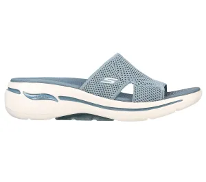 Rugged Sole Leather Shoes Women'S Go Walk Arch Fit Womens Slide