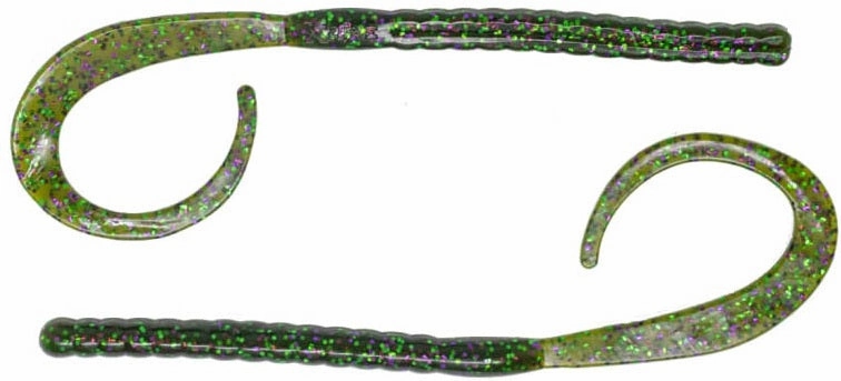 Xzone Blitz Worm 11 inch Ribbon Tail Worm 8 pack