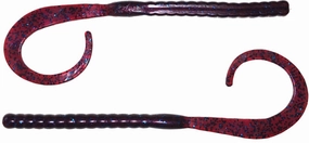 Xzone Blitz Worm 11 inch Ribbon Tail Worm 8 pack