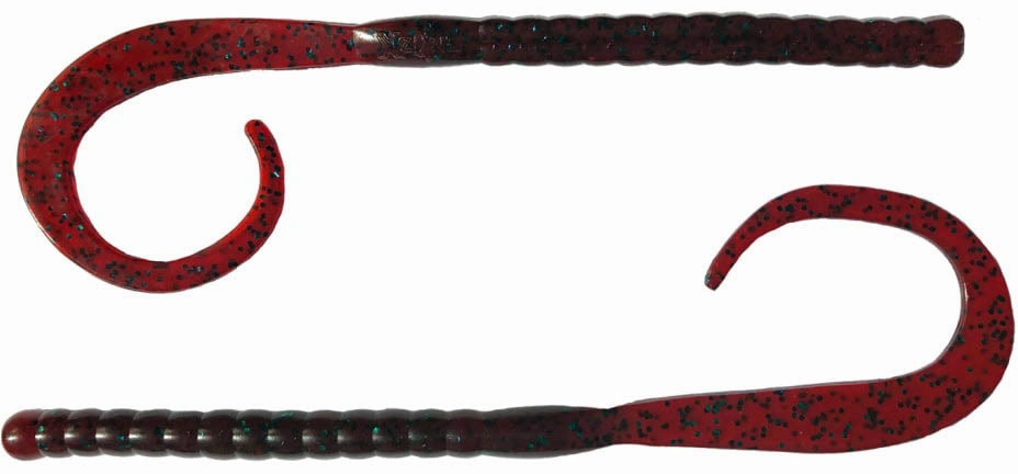 Xzone Blitz Worm 11 inch Ribbon Tail Worm 8 pack