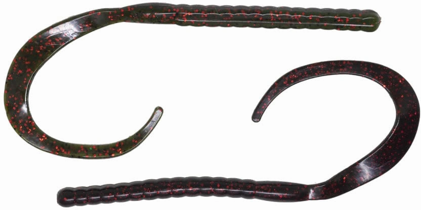 Xzone Blitz Worm 11 inch Ribbon Tail Worm 8 pack