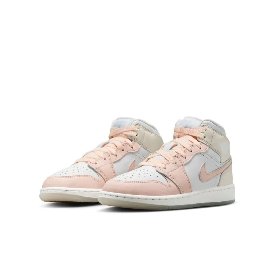 Y Air Jordan 1 Mid Se Hj5940-100 Classic Sneakers All Day Support