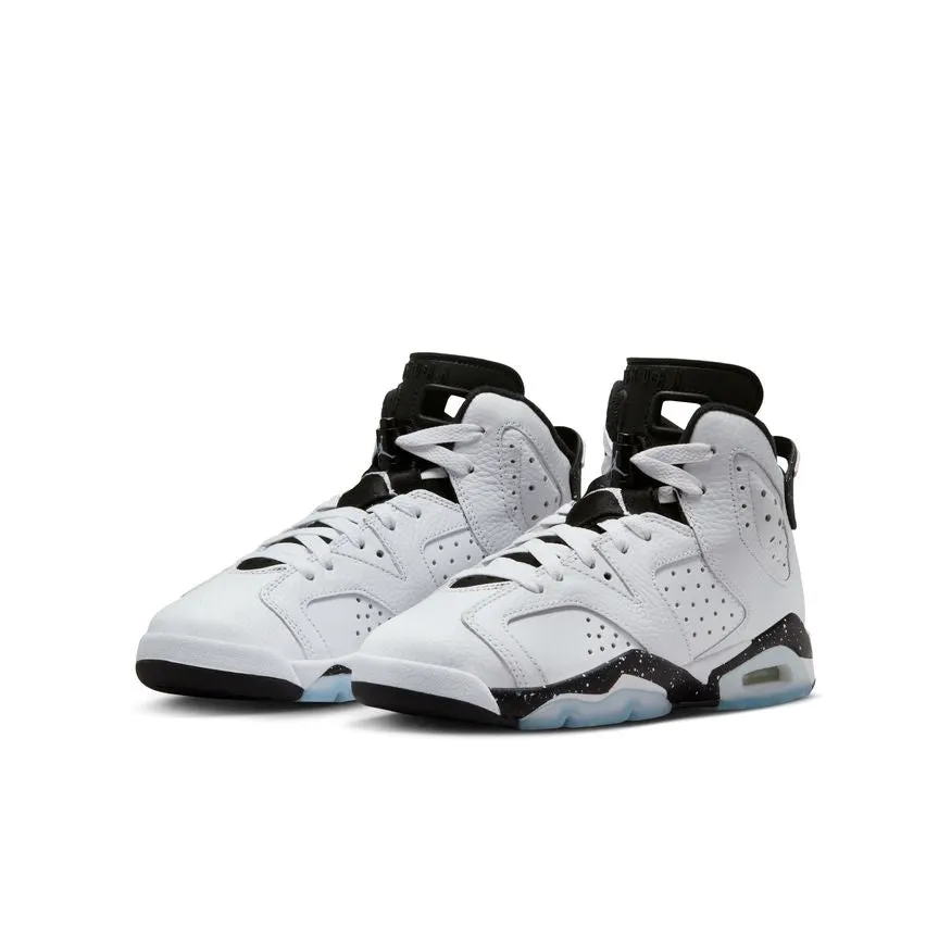 Rugged Sole Y Air Jordan 6 Retro "White/Black" 384665-112