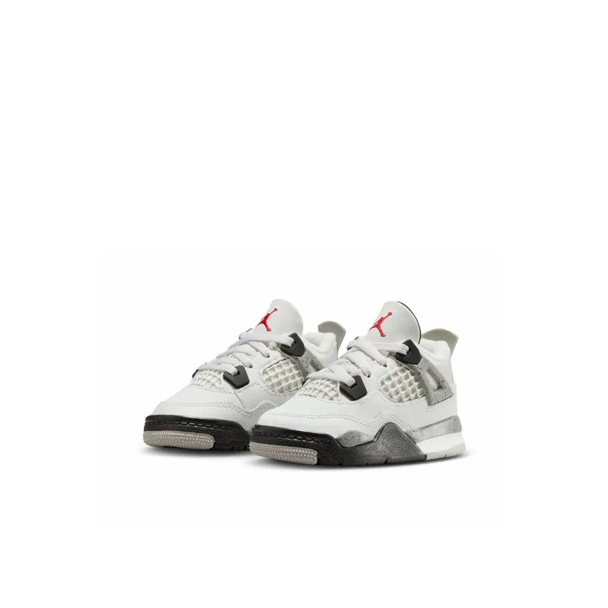 Y Jordan 4 Retro "White Cement" Ib4387-100 Classic Sneakers