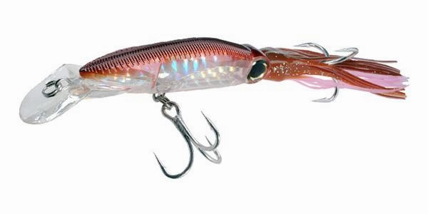 Yo-Zuri 3D Squirt Floating Diving 7 1/2 inch Squid Imitator