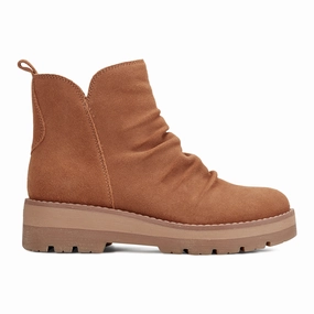 Modern Footwear Yonder Waterproof Ruched Lug Sole Casual Booties