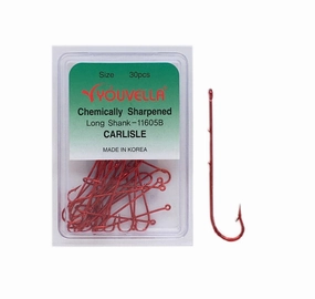 Youvella Carlisle Long Shank Baitholder Hook 30pce Value Pack