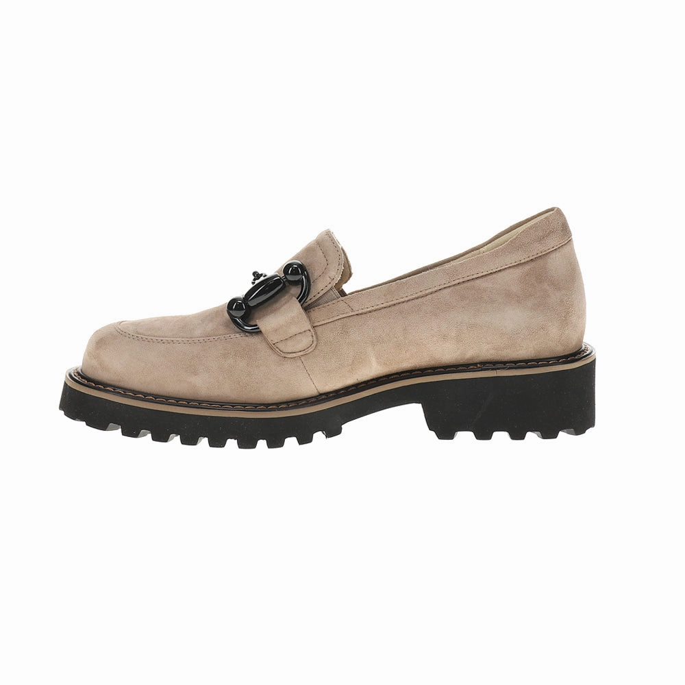 Zimmy Lug Sole Loafers Cushioned Insoles